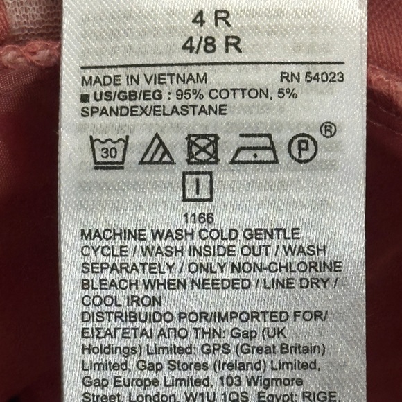 NWT: GAP Slim City Crop Pants - Picture 11 of 11